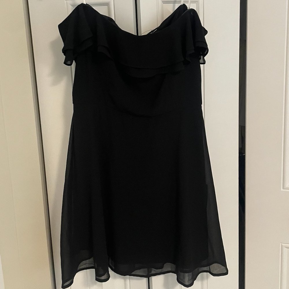 Lulu's Black Off-The-Shoulder Mini Dress - NWT